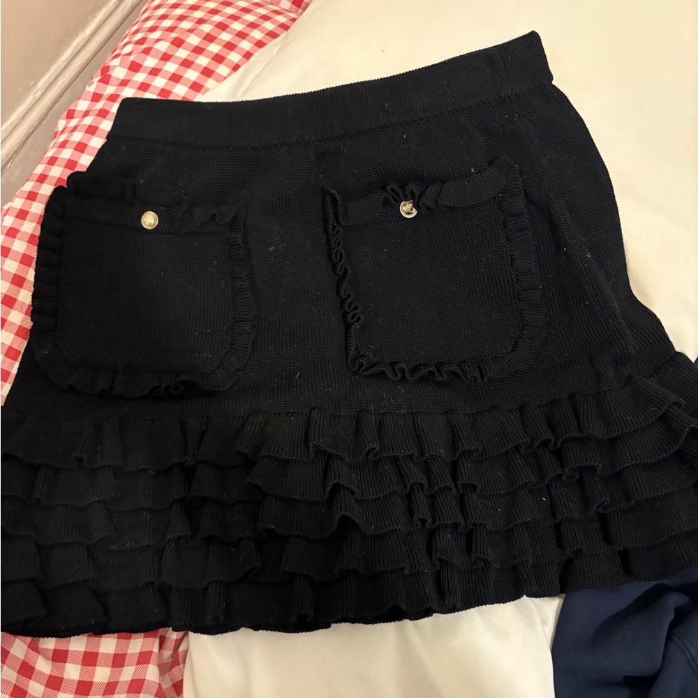 Chanel ruffle cotton skirt US 8 / FR 40